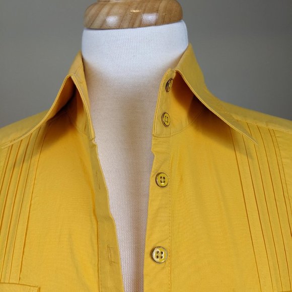 Bebe Yellow Women's Blouse Small Size - Picture 12 of 17